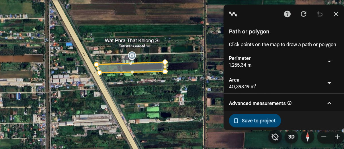 รูป ขายที่ดิน คลองสี่ อ.คลองหลวง เนื้อที่รวม 21 ไร่ 147 ตร.ว. ราคาถูก - รูปที่ 11/11