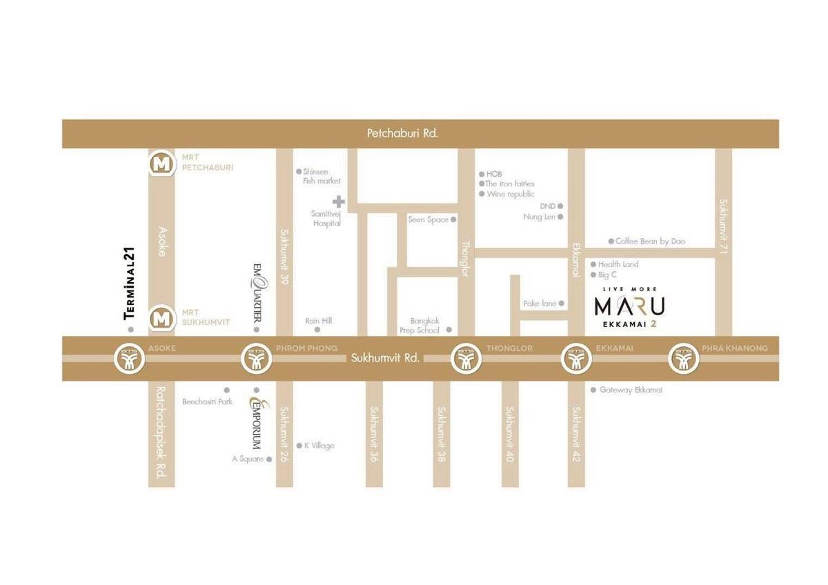 รูป คอนโด 2 ห้องนอน โครงการ Maru Ekkamai 2 ชั้น 20 ใกล้ BTS เอกมัย (ID 2807274) - รูปที่ 19/19