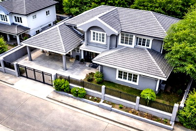 บ้านเดี่ยวให้เช่า : รักสัตว์ หนองจอก 6แอร์ 5น้ำ 100ตรว. คฤหาสน์ใหญ่มาก ให้เช่า 5นอน เลี้ยงแมวได้ 7-Eleven สุวินทวงศ์40-46 500ตรม.