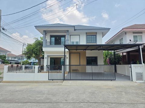 ลดราคาพิเศษมาก!! หมู่บ้านนนทวีวิลล์ 5 ถนนมิตรไมตรี 6/3-6/4 หนองจอก คู้ซ้าย บ้านเดี่ยว 2ชั้น ตกแต่งรีโนเวทใหม่ ทำเลดี ถนนกว้างมาก ต้นโครงการ
