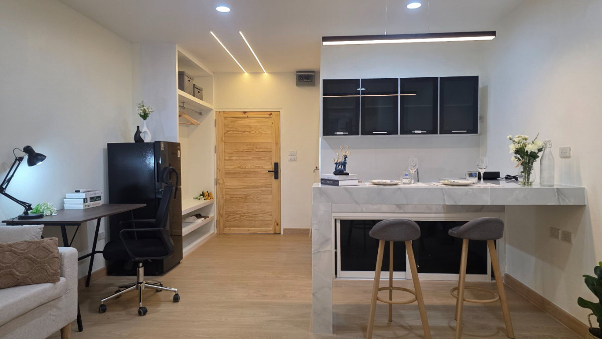 รูป ขาย ศรีอนันต์คอนโด ห้องรีโนเวทใหม่,ใกล้เซ็นทรัลเฟสเชียงใหม่ 800ม. - รูปที่ 5/8