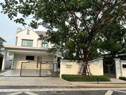 P0658/ขายและปล่อยเช่า Nantawan Rama 9 - New Krungthep Kreetha บ้านหรูสไตล์ French Eclectic หลังใหญ่ พร้อมเข้าอยู่