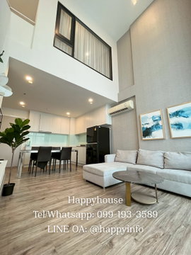 ชั้น 33 3 ห้องนอน Duplex 2 ชั้น ห้องมุมขนาด 102 ตร.ม. วิวทะเลสวยมาก 40,000 บาท/เดือน!!!