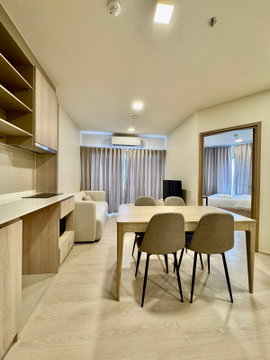 CD278/For Rent: Flo by Sansiri | Spacious 2-Bedroom, 2-Bathroom | High Floor (18th) | Negotiable Price
