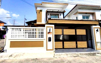 บ้านเดี่ยวให้เช่า : ให้เช่าบ้านเดี่ยว ม.เมโทรปาร์ค เขาน้ำซับ อ่าวอุดม ศรีราชา