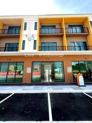 Home office for rent Samut Prakarn : Svs332 For Rent: Unfurnished 3-story Townhome Office, The Connect Biz Town Bangna Theparak. 