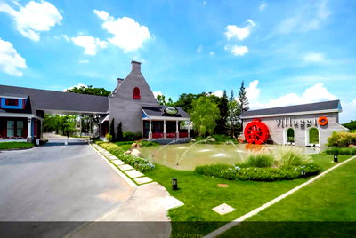ขายบ้านเดี่ยว : ขาย บ้านเดี่ยว 2 ชั้น Villaggio Pinklao-Salaya  ต.ศาลากลาง อ.บางกรวย จ.นนทบุรี  51 ตรว  3นอน3น้ำ