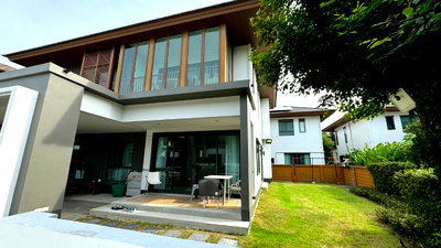 Houses for rent : Single house for rent, Burasiri Pattanakar, next to the park and clubhouse.