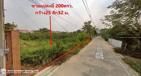 ขายที่ดินซอยบริสุทธิ์พงศ์ ต.บางบัวทอง อ. บางบัวทอง จ.นนทบุรี ขาย 17,500/ตรว.
