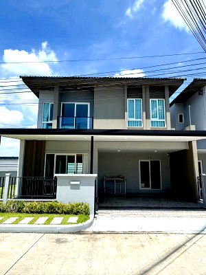 Twin houses for rent :  ✨For rent Grande Pleno Mega Bangna ✨LineID: @Propvel (with @ in front)✨