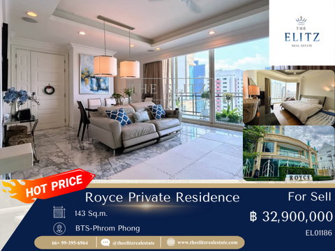 ✨ให้ทุกวันของคุณเต็มไปด้วยความเหนือระดับ ที่ Royce Private Residences ใจกลางสุขุมวิท ❤️