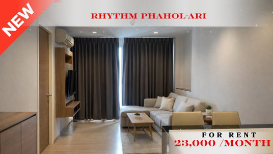 รูปภาพ 🚆🔥 Prime Condo Location For Rent 📍 Rhythm Phahol–Ari (Line: @rent2022) | Prime Ari Location ✨ Ready to move in! ✨ 📌 Ref Code: A03604
