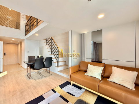 Culture Chula | Modern 2 Bed Duplex Condo Near MRT Station - BR61073CD