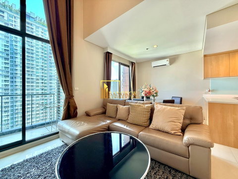 Villa Asoke | Lovely 1 Bed Duplex Condo For Rent Near MRT - BR2851CD
