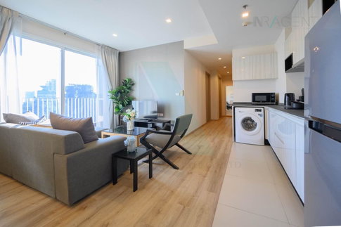 For Rent Condo HQ THONGLOR Building 1, Floor 30,2 bed room, Room size 75 sqm