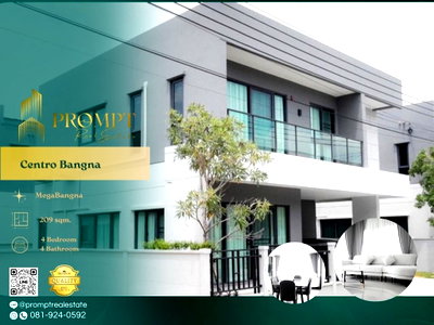 บ้านเดี่ยวให้เช่า : CD03804 - Centro Bangna : MegaBangna