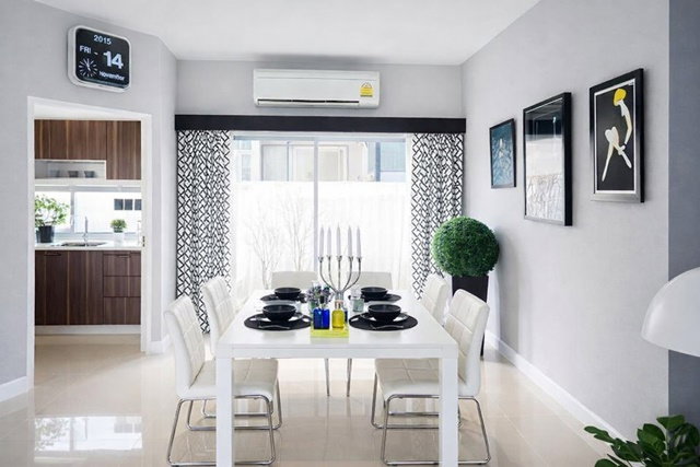รูป ใกล้ รพ.วิภาวดี 800ม.24ตร.วา. 290ตร.ม. ทาวน์เฮ้าส์ 3 ชั้น ดีไซน์สวย เฟอร์ฯครบ ม.เกษตรศาสตร์ 900 ม. 3นอน 3น้ำ - รูปที่ 2/8