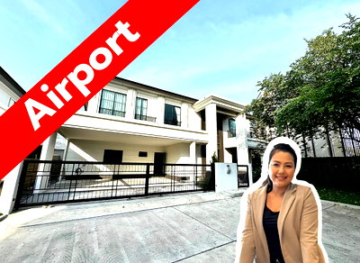 เช่าบ้านเดี่ยว ถนนกิ่งแก้ว : ให้เช่าบ้านเดี่ยว 4 ห้องนอนเศรษฐสิริบางนา-สุวรรณภูมิ