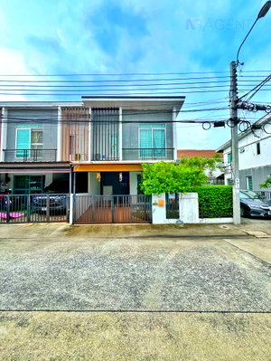 ทาวน์โฮม บางเสาธง สมุทรปราการ : ขายทาวน์เฮาส์ โครงการ บ้านพฤกษา ลาดกระบัง - สุวรรณภูมิ 86/2 2 ชั้น 3 ห้องนอน 2 ห้องน้ำ