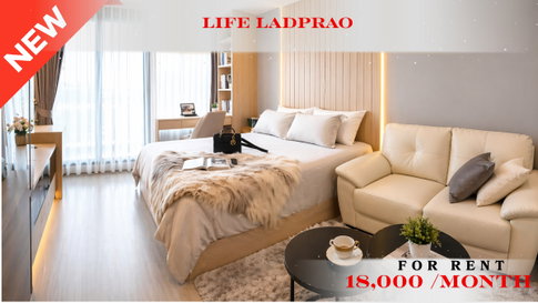 ðð Fully Furnished Unit For Rent ð Life Ladprao Condominium (Line: @rent2022) | Near MRT Phahon Yothin âĻ Ready to move in! âĻ ð Ref Code: A11198