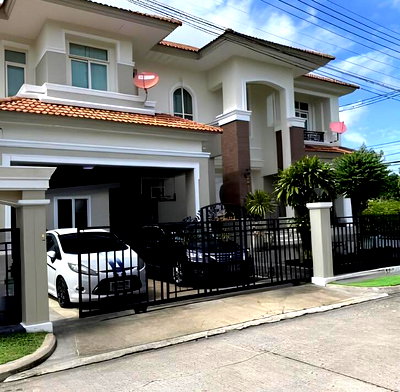 ขายบ้านเดี่ยว : 🏠ขายบ้านเดี่ยวหรู แปลงมุม ราคาต่ำกว่าทุน🏠 เดอะ แกรนด์ พระราม 2 (The Grand Rama 2)