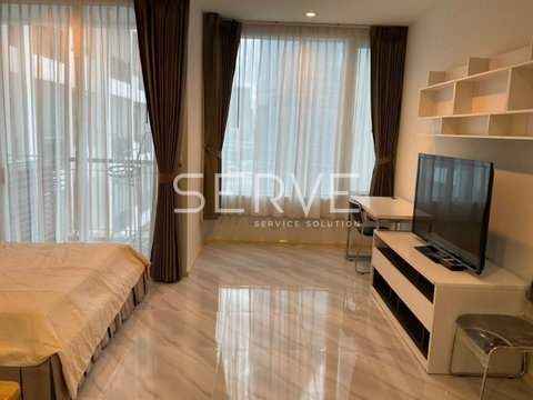 Studio Large Room High Fl. 15+ City View Fully furnished Good Location Close To BTS Ratchathewi @ Villa Rachatewi