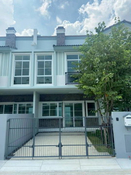 P0684/House for rent, Villaggio 2 Srinakarin - Bangna, European style, near Mega Bangna, ready to move in.