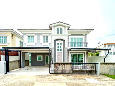 Twin houses for sale Thonburi Vocational College : 🔥Urgent sale, modern English style semi-detached house, corner house, near BTS, Sathorn location🔥Golden Neo Sathorn Golden Neo Sathorn