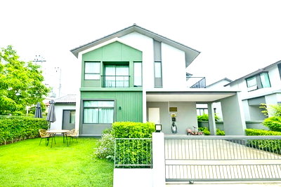 บ้านเดี่ยวให้เช่า : ใกล้ MRT คลองบางไผ่ 365 HUB ไทรน้อย 65ตร.ว. 265 ตร.ม. บ้านหลังมุม รร.สารสาสน์วิเทศไทรน้อย