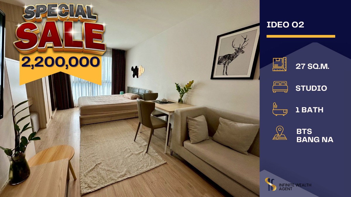 ✨💰 One unit, complete for living & investment! Ideo O2 with tenant, generating steady income 💰✨