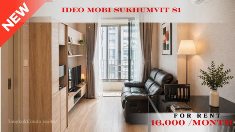 🍀🍀🍀 Fully furnished💝 ให้เช่า📌 ไอดีโอ โมบิ สุขุมวิท81 (Line:@rent2022)BTS อ่อนนุช ✨พร้อมเข้าอยู่🌼A11210