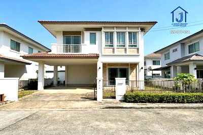 บ้านเดี่ยว ถนนสุขุมวิท : ขขายบ้านเดี่ยว 2 ชั้น หมู่บ้าน มัณฑนา 2 อ่อนนุช-วงแหวน ถนนสุขาภิบาล 2 ใกล้สนามบินสุวรรณภูมิ