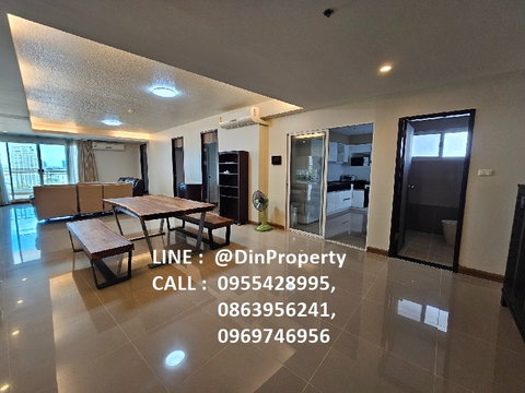 RENT, Supalai River Resort, 3 bedrooms, 180sqm., BTS Krung Thonburi, Near Sathorn IconSiam