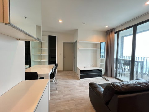 ✅Corner unit, newly renovated, Rama 9 junction view, 3-min walk to MRT, lowest price in project, Ideo Mobi Rama 9