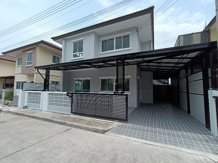 รูป ลำลูกกาคลอง 3 ปทุมธานี หมู่บ้านวราภิรมย์ 2 นัดชมบ้าน 085-318-6868 คุณวา - รูปที่ 4/23