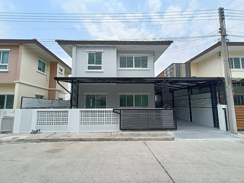 ลำลูกกาคลอง 3 ปทุมธานี หมู่บ้านวราภิรมย์ 2 นัดชมบ้าน 085-318-6868 คุณวา