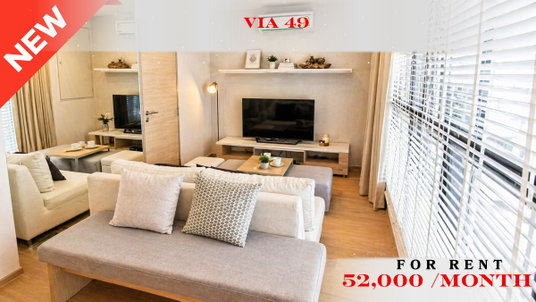 รูปภาพ 🍀🍀 Fully furnished💝 ให้เช่า📌 เวีย 49 (Line:@rent2022)BTS ทองหล่อ✨พร้อมเข้าอยู่  ✨ A01081