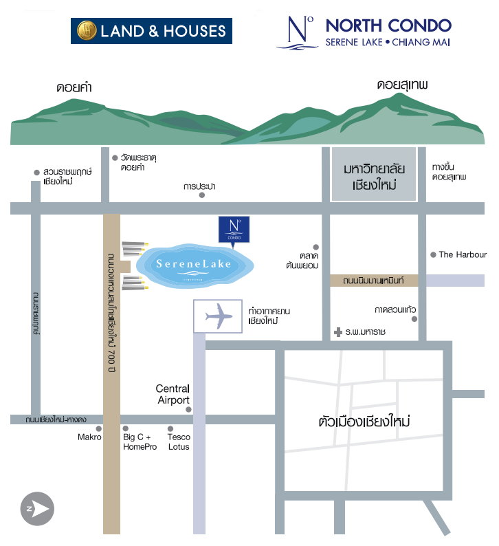 รูป คอนโดพร้อมเข้าอยู่ 1 ห้องนอน @North 3 Serene Lake - รูปที่ 26/26