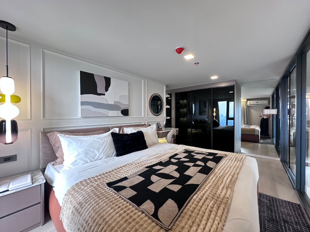 picture Life Phahon-Ladprao Vertiplex 1 Bedroom, high ceiling, special price from the project. - 9/11