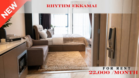 🍀🍀 Prime condo location 🚆ให้เช่า📌 ริทึ่ม เอกมัย (Line:@rent2022)BTS เอกมัย ✨พร้อมเข้าอยู่🔖A03720