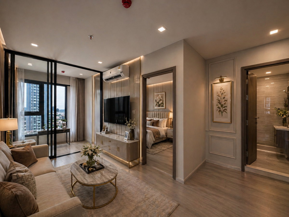 รูป ไลฟ์ พหล-ลาดพร้าว 1ห้องนอน1ห้องเอนกประสงค์ ไซด์ใหญ่ตอบโจทย์ มีห้องทำงานส่วนตัว - รูปที่ 1/9