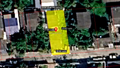 ที่ดิน รามอินทรา 5 : ขายที่ดิน รามอินทรา 5 แยก 43 (เทพรักษ์ 47) 64 ตร.ว. แถมบ้าน 2 ชั้น เชื่อมต่อ พหลโยธิน วัชรพล ใกล้ BTS สะพานใหม่ ทางด่วน