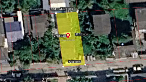 ขายที่ดิน รามอินทรา 5 แยก 43 (เทพรักษ์ 47) 64 ตร.ว. แถมบ้าน 2 ชั้น เชื่อมต่อ พหลโยธิน วัชรพล ใกล้ BTS สะพานใหม่ ทางด่วน
