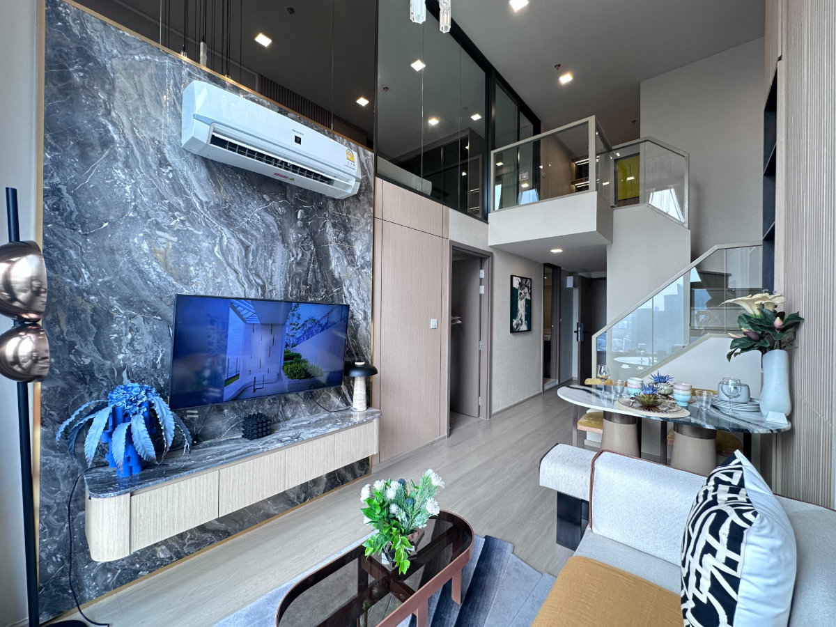 picture Life Phahon-Ladprao Vertiplex 1 Bedroom, high ceiling, special price from the project. - 3/11