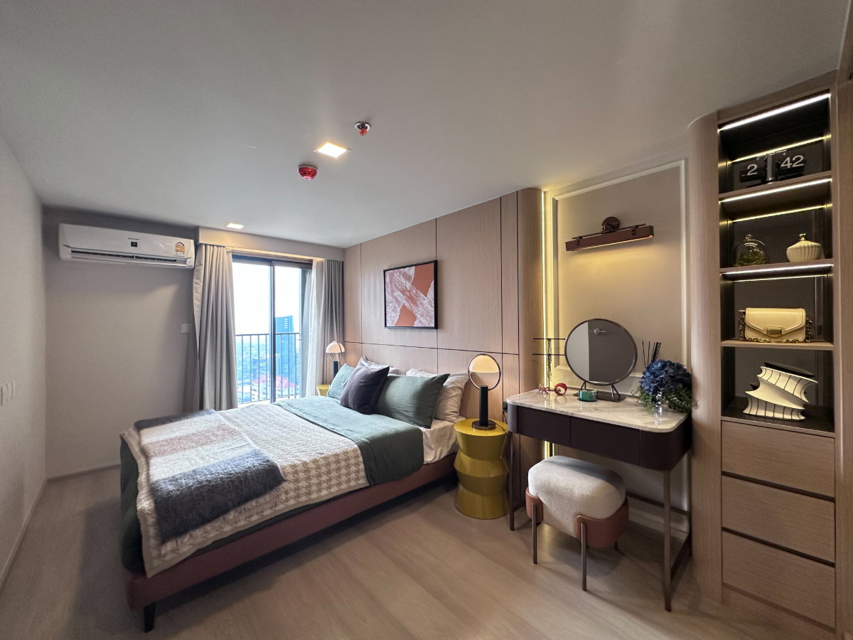 picture Life Phahon-Ladprao Vertiplex 1 Bedroom, high ceiling, special price from the project. - 6/11