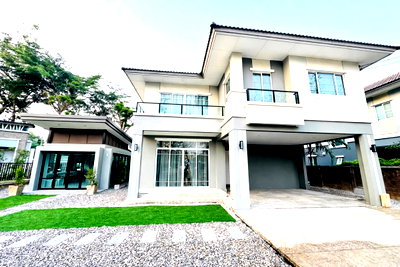 บ้านเดี่ยวให้เช่า : 🏡 ให้เช่าบ้านเดี่ยว หลังใหญ่ แปลงมุม เนื้อที่เยอะ ในโครงการคุณภาพ เดินทางสะดวก ทำเลดี บรรยากาศเงียบสงบ พร้อมเฟอร์นิเจอร์ครบชุด ทำเลดีมาก เดินทางสะดวก