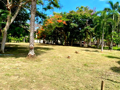 Land for sale Pornprapanimit Road : Beautiful land plot, road frontage, near Mab Prachan Reservoir, great view, prime location.