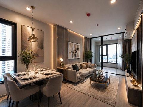 Life Phahon–Ladprao condo. 1 bedroom with a multi-purpose room, flexible and adaptable to suit various lifestyles.