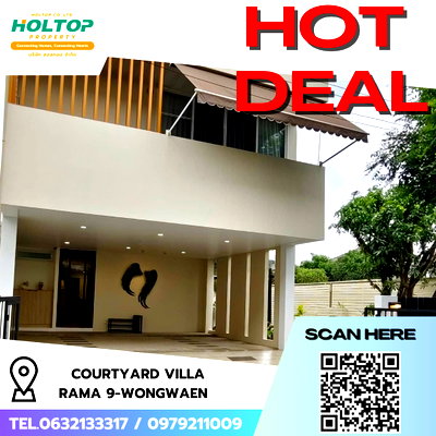 Houses for rent : #R9918 🎉 270469 House for Rent: Courtyard Villa Rama 9-Wongwaen