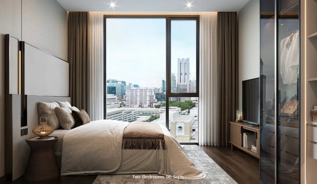 รูป ขายดาวน์  ROMM Convent แบบ 2 ห้องนอน ชั้นสูง ได้รับสิทธิพิเศษ VVIP จาก BNH Hospital - รูปที่ 3/3